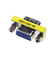 HDB15M-HDB15F, переходник D-SUB мини