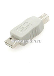 USB A(M)-B(M) переходник, Переходник