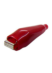 AG-125S-C-104-R, зажим крокодил с изоляцией красн. 25А