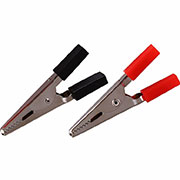 06-0142-A2, Зажим крокодил, длина 52 мм, ток 5A, (2шт.)