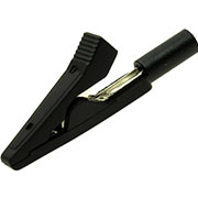 27.187.2, Зажим крокодил 10А черный