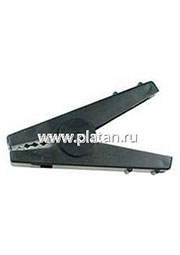 AG-250, черный, Зажим "Крокодил" с изолятором, 50А, 80мм