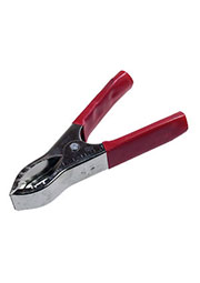 16-0015, зажим крокодил 75мм 30А красный