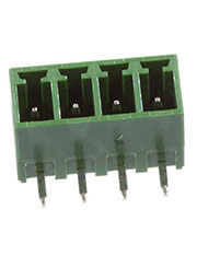 ME030-381-04P, клеммник на плату угловой шаг 3.81мм 4 контакта