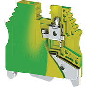 AVK2,5-4TK (земля), 334450  Клеммник на DIN-рейку 2,5 - 4 мм.кв.