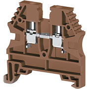 AVK2,5 (красный), 304124RP Клеммник на DIN-рейку 2,5мм.кв.