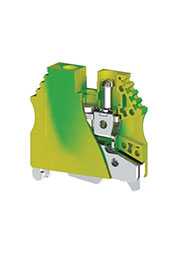 AVK6TK (земля), 334460 Клеммник на DIN-рейку 6 мм.кв.