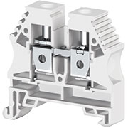 AVK10 (белый), 304156RP Клеммник на DIN-рейку 10мм.кв.