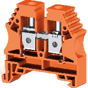 AVK10 (оранжевый), 304157RP Клеммник на DIN-рейку 10мм.кв.