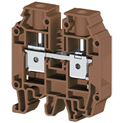 AVK16 RD (коричневый), 304248 Клеммник на DIN-рейку 16мм.кв.