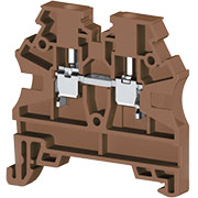 AVK2,5 RD (коричневый), 304208RP Клеммник на DIN-рейку 2,5мм.кв.