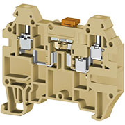 AVK2,5EA (бежевый), 324940 Клеммник 3-х выводной с размыкателем, 2,5 мм.кв.