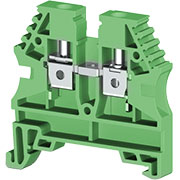 AVK4 (зеленый), 304132RP Клеммник на DIN-рейку 4мм.кв.