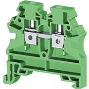 AVK4 RD (зеленый), 304212RP Клеммник на DIN-рейку 4мм.кв.