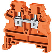 AVK4 RD (оранжевый), 304217RP Клеммник на DIN-рейку 4мм.кв.