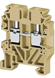 MVK2,5 (бежевый), 304420 Миниклеммник винтовой 2,5 мм.кв