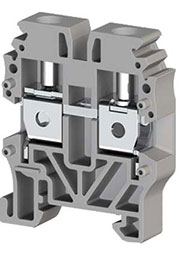 MVK4 (серый), 304439 Миниклеммник винтовой 4 мм.кв.