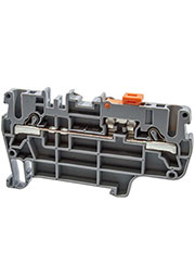 PYK2,5A (серый), 307169 Клеммник пруж. быстрозажимной (Push in) 2,5 мм.кв., с размыкателем