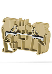 PYK6 (бежевый), 307120 Клеммник пруж. быстрозажимной (Push in), 6 мм.кв.