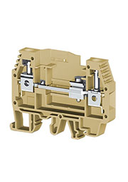 WGL без тест. разъемов 6мм.кв. (бежевый), 375700 Клеммник измерительный