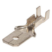 РП-П(л) 2,5 - (6,3), Разъем плоский луженый неизолированный (папа)