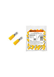 SQ0505-0006, РшИп 5,5-4 штекер (папа) желтый на провод 6мм2