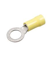 160296-0, PLASTI-GRIP0, наконечник кольцевой изолированный М8 желтый на провод 3-6мм2