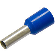 НШВИ2.5 8, втулочный наконечник на провод 2.5мм2 L8мм синий