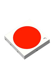 RF-Q30RARU-24-J2, светодиод 3030, 618-621нм (красный), 6В, 24-30лм@150мА, 110град