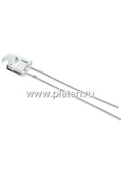 BL-L563UYC, Светодиод овальный желтый 60/30  d=5мм 850мКд 590нМ (Ultra Yellow)