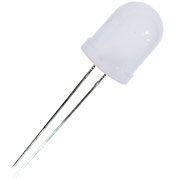 ARL-10603UWW-2CD, светодиод линза белая матовая 2000мКд