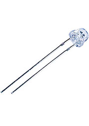 Straw Hat 5mm, суперяркий светодиод 1200-1400мКд белый 3.2В 20мА