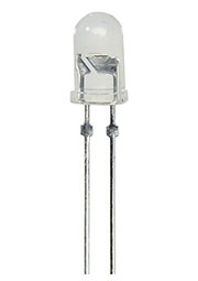 TLCR5200, светодиод красный d=5мм, +/-15град., 622нм, 4000мКд