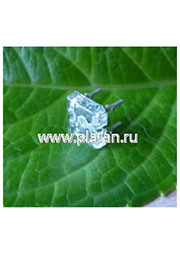 BL-FL7600BGC, Светодиод "Пиранья" зеленый 100  4000мКд 505нМ (Ultra Bluish Green)