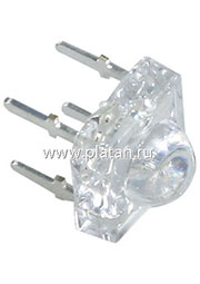 BL-FL7680URC, Светодиод "Пиранья" красный 100  1500мКд 660нМ (Ultra Red)