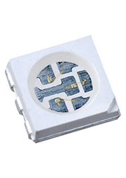 FM-T5050UGK-520D, ЧИП светодиод 5050 PLCC зеленый 110гр. 520нм 3600мКд