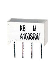 KB-A100SRW, светодиодная полоса красная 8.89х3.81мм 100мКд