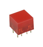 L-875/4SRDT, светодиодная полоса красная 10х10мм 60мКд