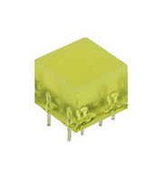 L-875/4YDT, светодиодная полоса желтая 10х10мм 10мКд