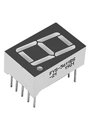 FYS-5611BUG-21, индикатор  зеленый  ОА  12.6x19x8мм  1x7