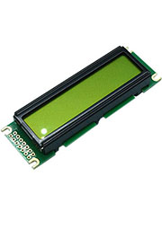 WH1601B-YYH-CTK#, ЖКИ симв, 16х1, подсв. Ж-З, инд. Ж-З