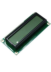 WH1602B-CFH-CT#, ЖКИ симв, 16х2, 3х-цветная подсветка