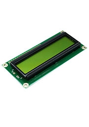 WH1602B-NYG-CT#, ЖКИ симв, 16х2, без подсв., Ж-З