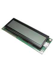 WH1602L1-YGH-CT#, ЖКИ симв, 16х2, подсв. Ж-З, инд. Серый