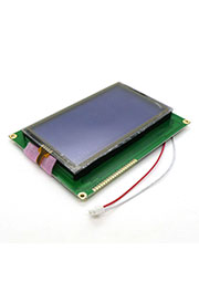 WG240128B-TMI-VZ#000, ЖКИ графич, 240х128,подсв. Бел, инд. Синий, Negative, 6 o cl