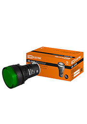 SQ0702-0004, AD-22DS (LED), лампа d22мм зеленая 230В