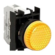 B080XS, Арматура сигнальная желтая со светодиодом 12-30 В перем. и пост. тока