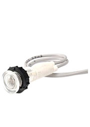 S100LB1, Арматура сигнальная белая10мм с силиконовым проводом 12 В