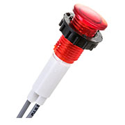 S100NK, Сигнальная арматура 10мм красная с неон. лампой