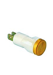 S145NS, Сигнальная арматура 14мм желтая с лампой 220В